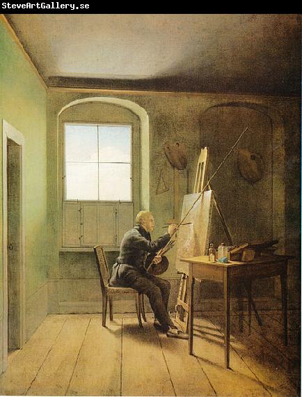 Georg Friedrich Kersting Caspar David Friedrich in seinem Atelier